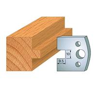 JEU DE 2 FERS PROFILES ACIER HT.40MM N°092