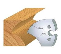 Jeu de 2 Fers Profilés Acier HT 50 x 5,5 mm - N°209 Jet d?eau - Outil de menuiserie - Diamwood