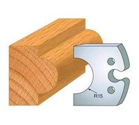 Jeu de 2 Fers Profilés Acier HT 50 x 5,5 mm - N°227 Mouton 29 mm - Outil de menuiserie - Diamwood