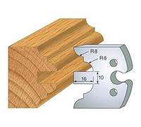 Jeu de 2 Fers Profilés Acier HT 50 x 5,5 mm - N°251 Profil double parement - Outil de menuiserie - Diamwood