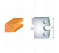 Leman - Jeu de 2 fers profilés acier Ht. 50 mm N°304 Bardage femelle - 855.304 - Leman