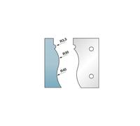 Jeu de 2 fers Profilés Ht. 90 x 5,5 mm - N° 322 Corniche - Résistance et Précision - Outil pour Menuiserie - Diamwood