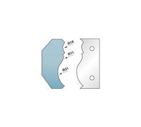 Jeu de 2 fers Profilés Ht. 90 x 5,5 mm - N° 351 Corniche - Résistance et Précision - Outil pour Menuiserie - Diamwood