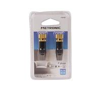 Metronic Fiches F Prémium mâle Jeu de 2