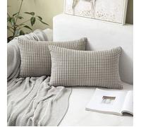 Jeu de 2 housses de coussin jeter oreiller housse de coussin 30x50 cm canapé coussins Décoratifs canapé coussin taie d'oreille
