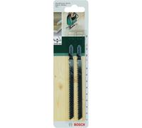 Jeu de 2 lames de scie sauteuse HCS 93 mm Bosch T 301 CD