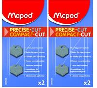 Jeu de 2 lames droites pour Maped 089093) (Lot de 2)
