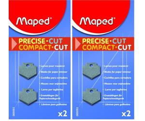 Jeu de 2 lames droites pour Maped 089093) (Lot de 2)