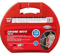 Jeu de 2 pièces chaînes à neige voiture - 9 mm - groupe 90