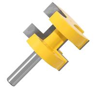 Jeu de 2 pièces de ciseaux à fraiser le bois, ciseaux à mortaiser à dents carrées à tige de 8mm et 1/2 pouces, ciseaux à fraiser le bois(12.7mm)