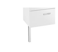 Jeu de 2 pieds chromé Victoria Basic Unik 300Mm pour meuble - ROCA A816413001