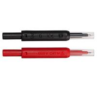 Jeu de 2 pointes de test IP2X CAT IV pour testeur de tension