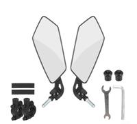 Jeu de 2 Rétroviseurs pour moto 360° pour robuste Alliage Jeu | Rotation 360°, ajustement angle pour précis, vision optimale, alliage aluminium, sécurité accrue