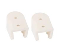 Jeu de 2 support de penderie en plastique diamètre 16mm