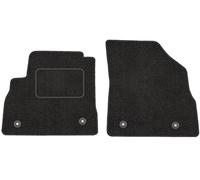 Jeu de 2 tapis de sol avant en velours pour Opel Astra K (à partir de 2015) - Ajustement parfait