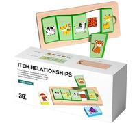 Jeu de 20,5 x 9,5 x 7 cm, Logique éducative pour garçons et filles, Promotion de divertissement pour les fêtes