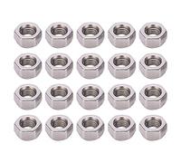 Jeu de 20 Écrous Frein Hexagonaux, Acier Inoxydable 304, Filetage M8 - Résistance à la Corrosion, Blocage Fiable, Utilisation Polyvalente