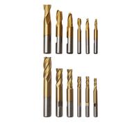 Jeu de 20 fraises à 2 et 4 lèvres TiN Optimum FSTA