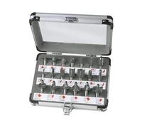 Jeu de 20 Fraises - pour défonceuses - Avec coffret en aluminium