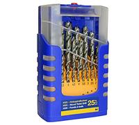 Jeu de 25 forets hélicoïdaux HSS Ø 1-13 mm