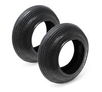 Jeu de 2x Pneus 3.50-8 pour pour Brouette Enveloppe pneumatique Bandage Roue