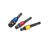 jeu de 3 adaptateurs 6 pans porte douilles 1/4, 3/8 et 1/2 - - Vigor