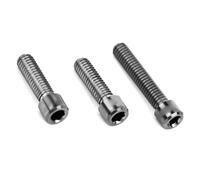 Jeu de 3 boulons de vis de cadran arrière de guidon de tige de direction en alliage de titane, vis de vélo de route, boulons légers à haute résistance pour collier de selle de ((Limiteur de