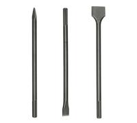 Jeu de 3 burins SDS-Max (pic + plat + bêche) 400mm - HANGER - 155991