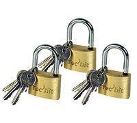 Jeu de 3 Cadenas à clefs - en Laiton - 40 mm