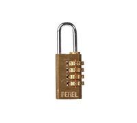 Perel Tools - Ensemble de 3 mini cadenas à combinaison 20 mm pour valises et bagages à main