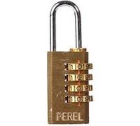 Perel Tools - Ensemble de 3 mini cadenas à combinaison 20 mm pour valises et bagages à main