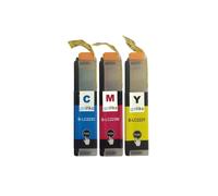 1 Go Inks Ensemble de 3 C/M/Y Cartouches d'encre á remplacer Brother LC223 Compatible/non-OEM pour Brother DCP et MFC Imprimantes (3 Encres)