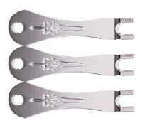 Jeu de 3 chevilles à pince pour guitare acoustique folk Chevilles à pince en métal pour fixation de cordes Pince à pince pour guitare