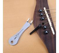 Jeu de 3 chevilles à pince pour guitare acoustique folk Chevilles à pince en métal pour fixation de cordes Pince à pince pour guitare