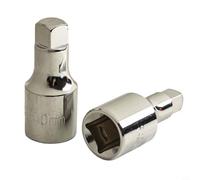 Jeu de 3 clés à douille pour vidange de carter d'huile Fukang en acier au chrome vanadium avec extension S8 et S8 standard