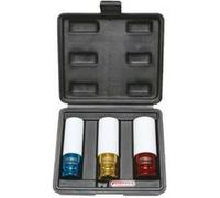 Jeu de 3 douilles à chocs pour jantes aluminium KS TOOLS 17, 19, 21 mm - 515.1005 G