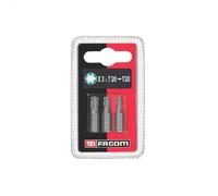 Jeu de 3 embouts standards série 1 Torx T20-25-30 Facom EX12.J3