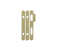 Jeu de 3 gâches plates 109r réversibles/renforcées pour serrure trilock 5900 a2p** - 16579000