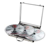 Jeu de 3 lames circulaires Widia HM pour bois 300 z28-z48-z72 Holzmann