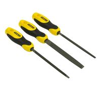 Stanley Jeu de limes bâtardes 0-22-445 150 mm 3 pièces