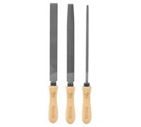 Jeu de 3 limes manche bois - MOB