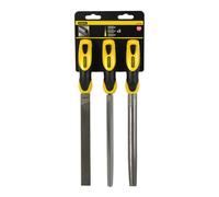STANLEY 022464 File Set includes 1/2 Round/Flat/ 3 Square (3 Pieces)