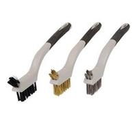 Jeu de 3 mini-brosses métalliques assorties Silverline G