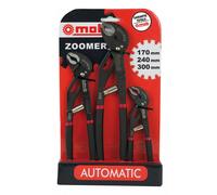 Jeu de 3 pinces multiprises autobloquantes Zoomer Mob 6483030001