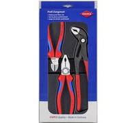 Knipex Set d'outillage – Jeu de 3 pinces professionnelles 00 20 09 V01 – Bestseller