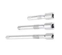 Jeu de 3 rallonges de clé à douille - 3,94 pouces | Adaptateur de système d'emboîtement - Acier au chrome vanadium 1/4" pour réparation de véhicule, atelier, utilisation