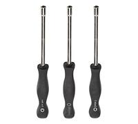 Jeu de 3 Tournevis Pac Man Cannelés Double D, Légers et Faciles à Transporter, Faciles à Reconnaître avec Poignée Antidérapante