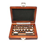 Jeu de 32 cales métriques en acier, grade 1,005-50 mm, Série Pro(1 UK)