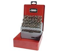 Jeu de 32 forêts taillés rivetage-taraudage 1-10,5 mm SAM OUTILLAGE - F1C20