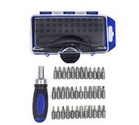 Jeu de 38 tournevis à cliquet pour réparation automobile et électronique - Kit d'outils manuels multifonctions avec embouts en acier 45# - Design compact